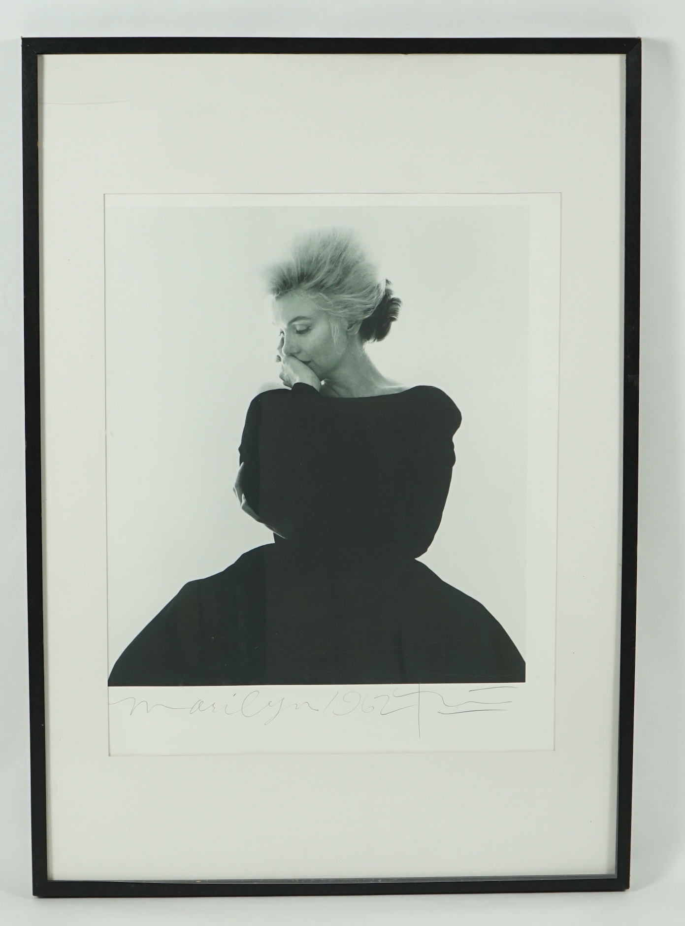 Bert Stern (American, 1929-2013), Marylin, Black Dior Dress, from The Last Sitting, 1962, Iris print 1994, 81 x 56.8cm